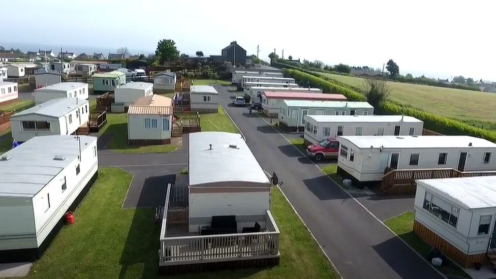 Coronavirus: Caravan parks ready to welcome back customers - BBC News