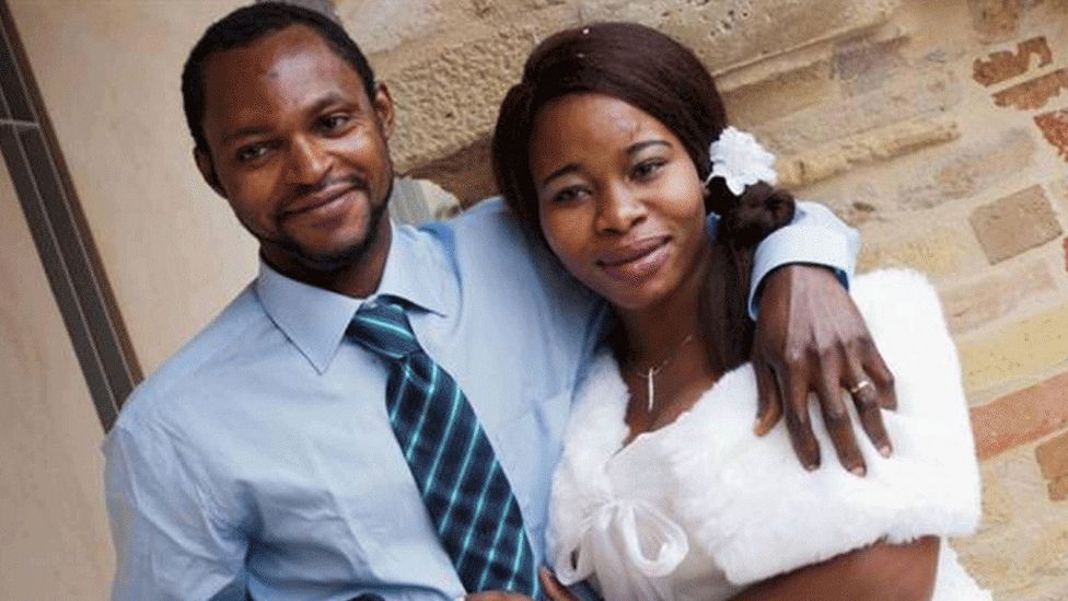 Emmanuel Chidi Namdi and his partner Chinyery had fled Boko Haram violence in Nigeria last year