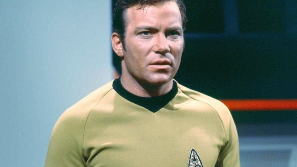 William Shatner as Captain James T Kirk