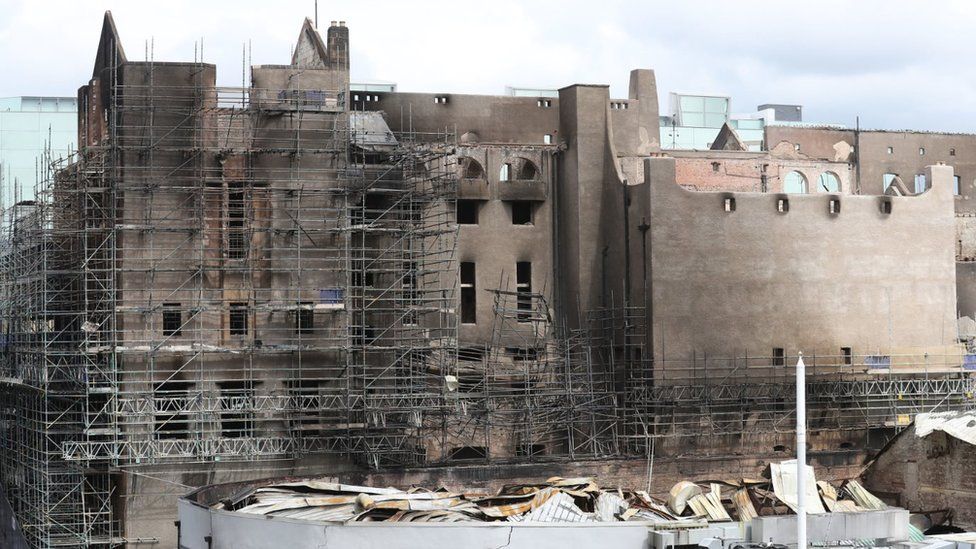 Glasgow School of Art after the fire