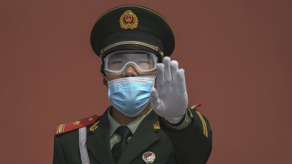 A Chinese police