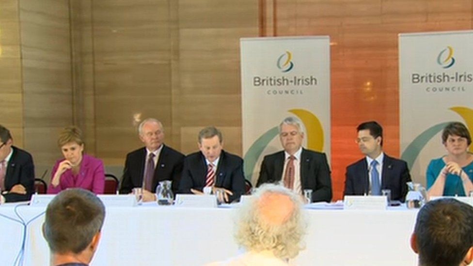A press conference was held following the British-Irish Council (BIC) meeting in Cardiff