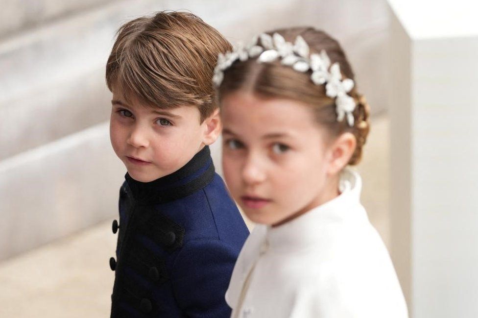 Prince Louis and Princess Charlotte