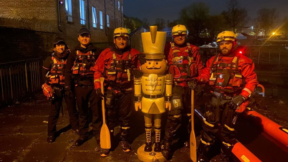 York Stolen Nutcracker Christmas figure rescued from river Foss BBC News