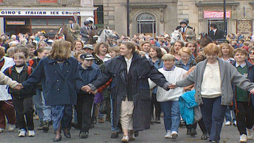 Common Riding protest in 1996