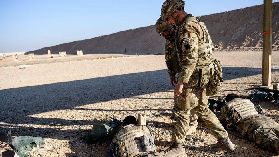 British troops continue their training and mentoring mission in Iraq