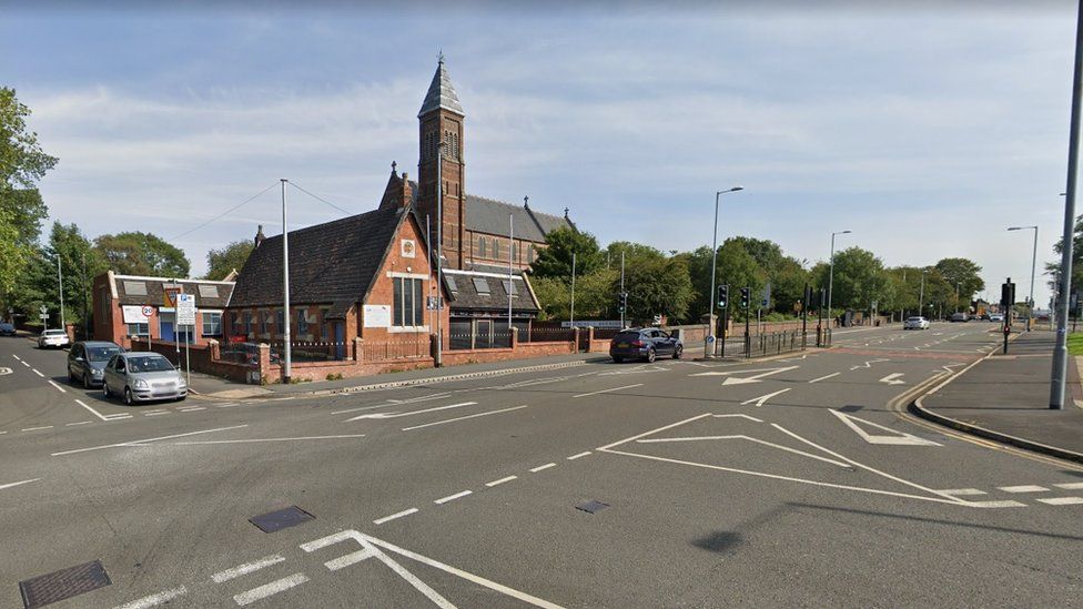 Manchester crash Pedestrian dies after being hit by car BBC News