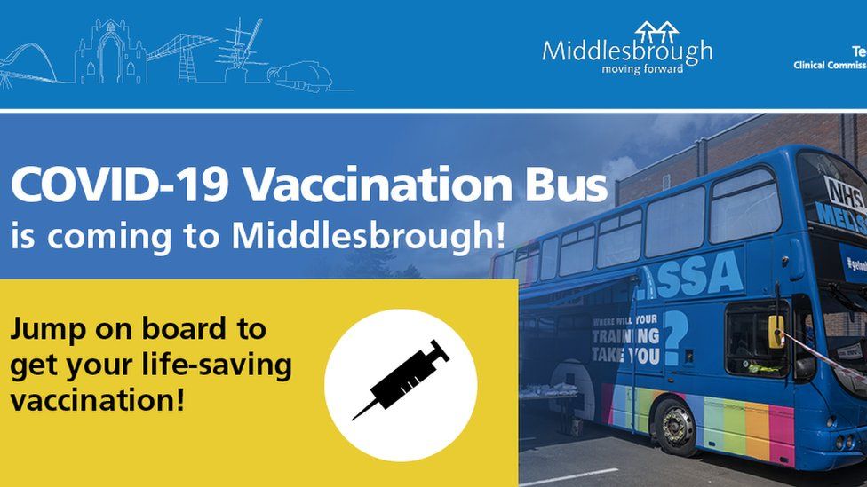 Vaccination bus flyer