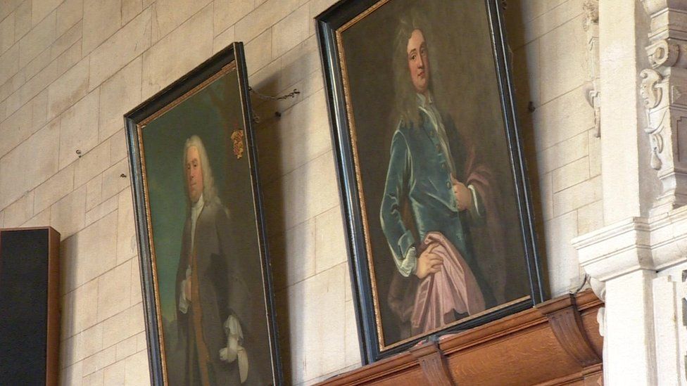 Town hall paintings