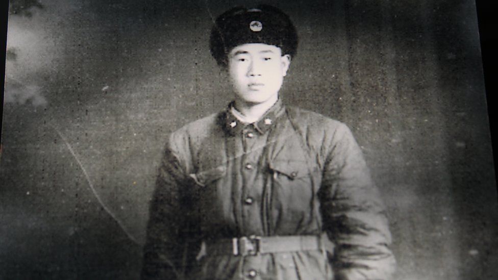 Wang Qi in Chinese army uniform