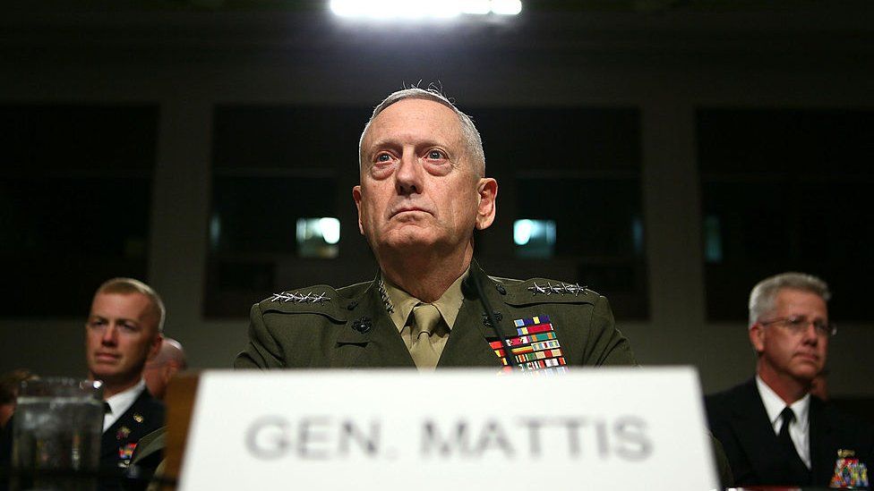 Генерал Джеймс Мэттис дает показания перед Конгрессом