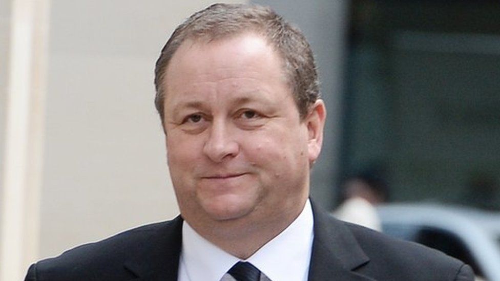 Mike Ashley arriving at the High Court on Thursday