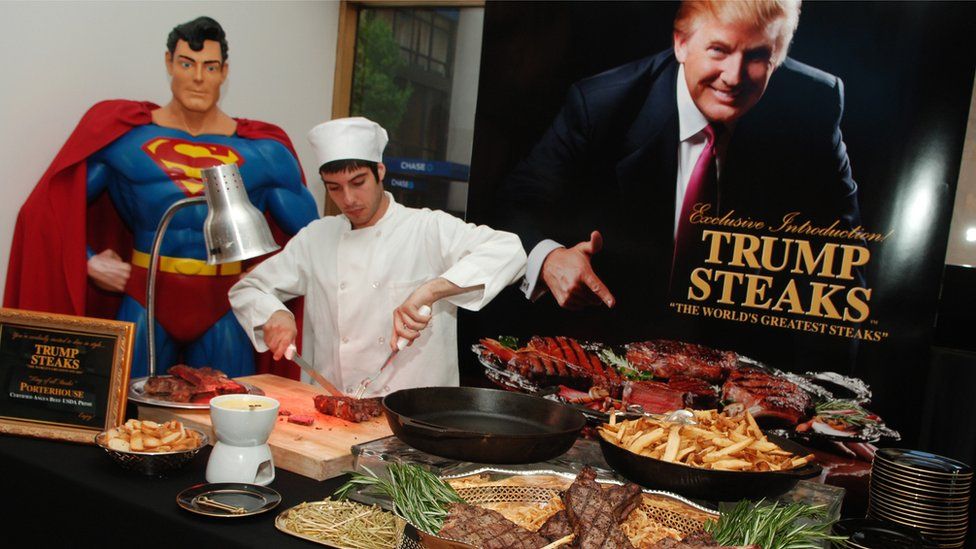 Donald Trump steaks