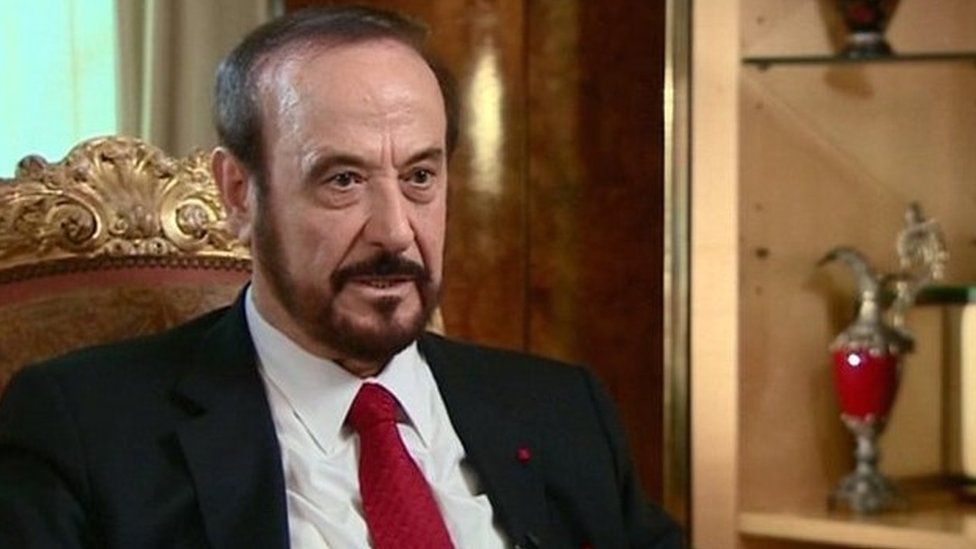 File photo of Rifaat al-Assad (2012)