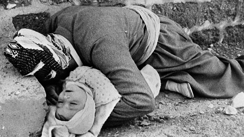 Victims of the poison gas attack on Halabja