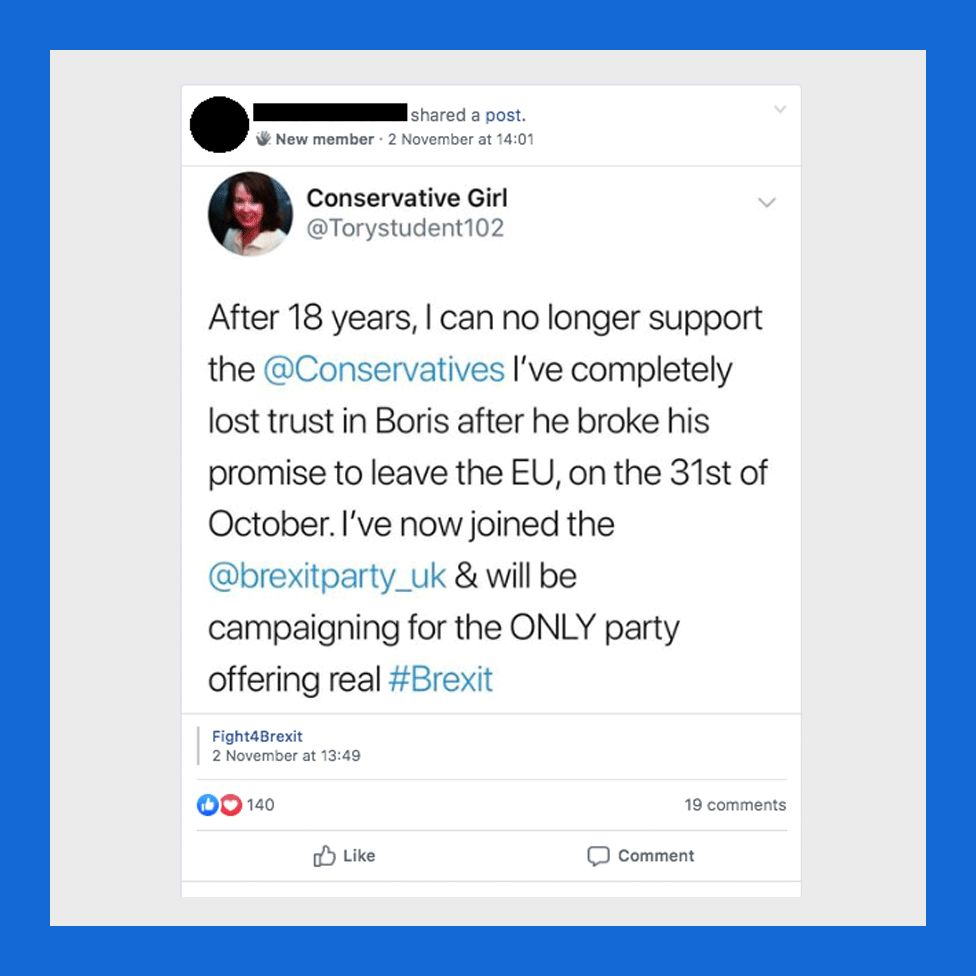 Tweet from a Conservative activist saying: 'After 18 years, I can no longer support the @Conservatives'