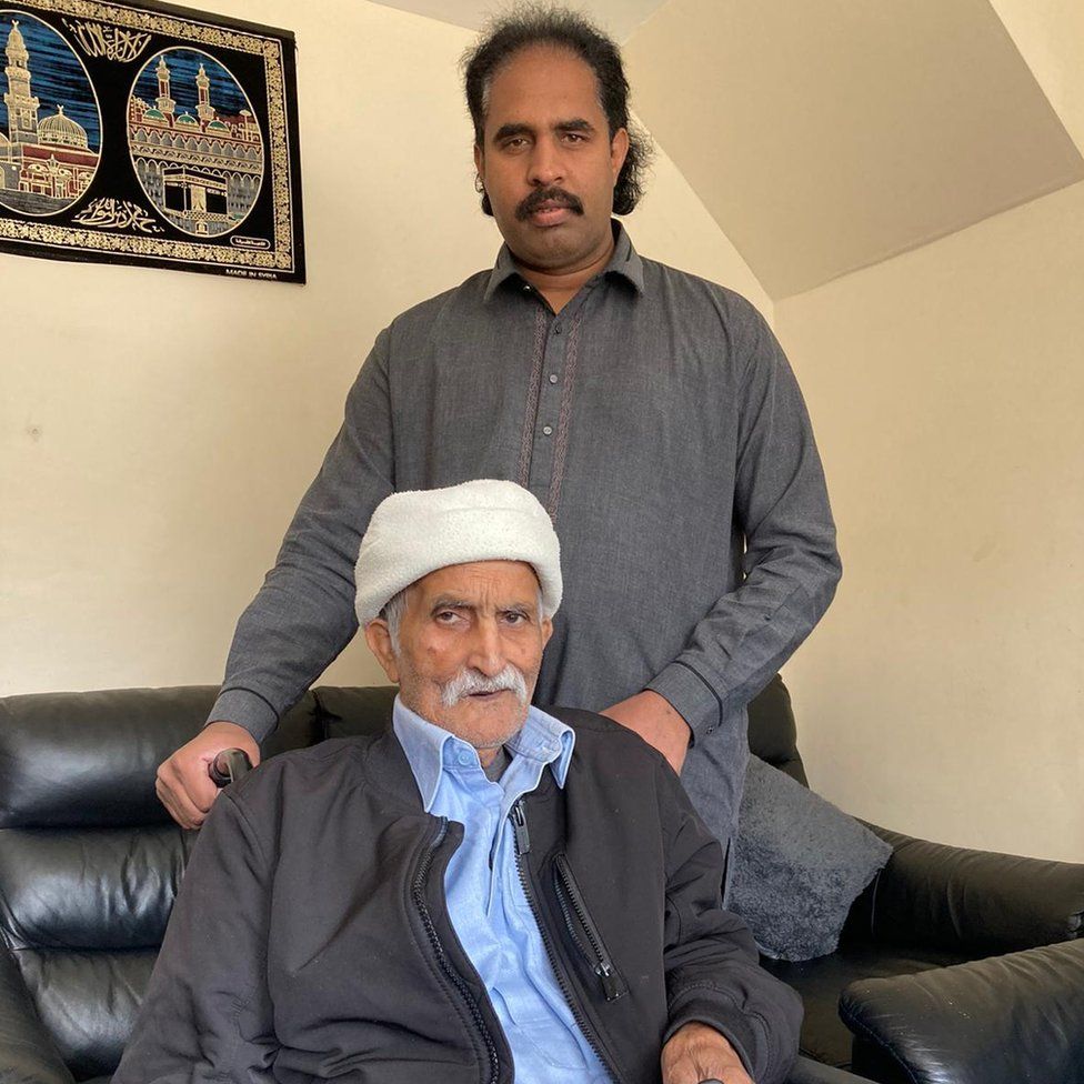Aftab and his father, Mohammad
