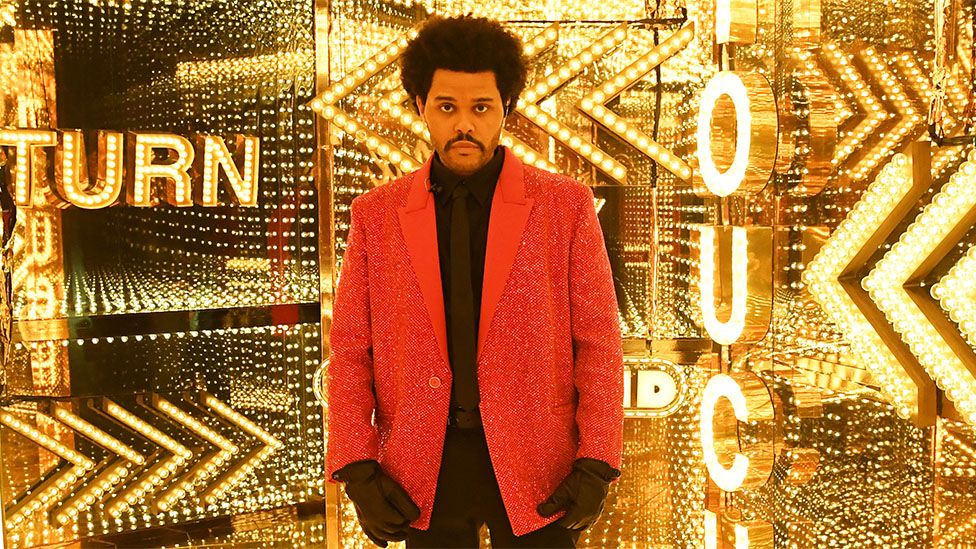 The Weeknd's red Super Bowl Givenchy jacket by was his most