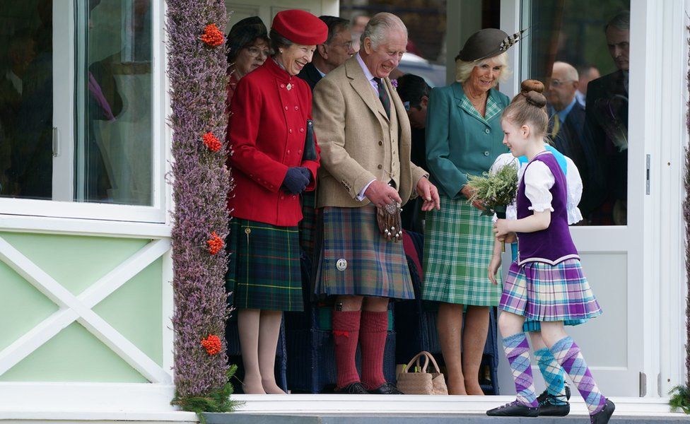 King Charles, Queen Camilla and the Princess Royal