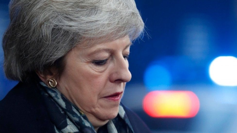Theresa May arrives at EU summit on Friday