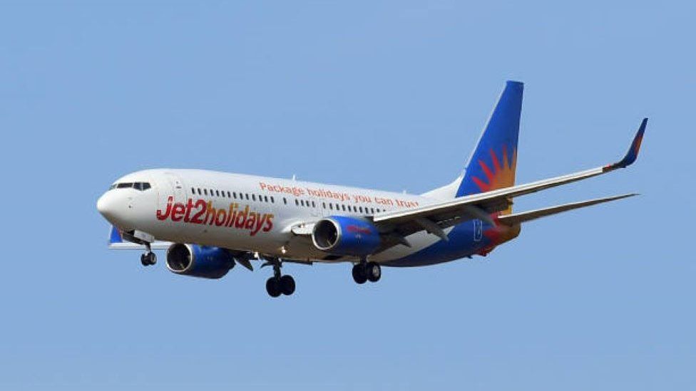 Bird strike forces Jet2 plane into emergency landing - BBC News