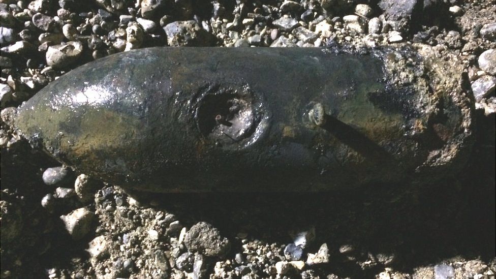 The device was identified as a German SD 50kg bomb