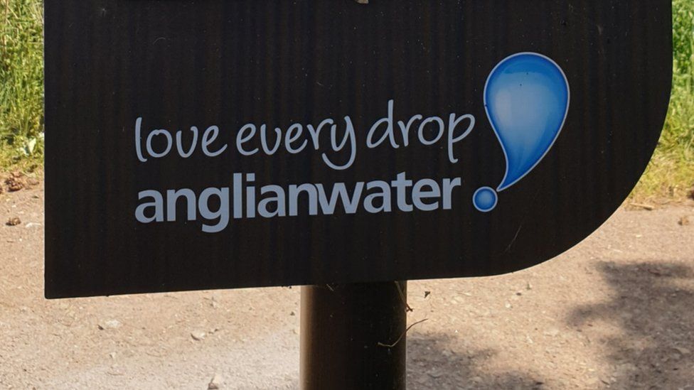 Anglian Water sign