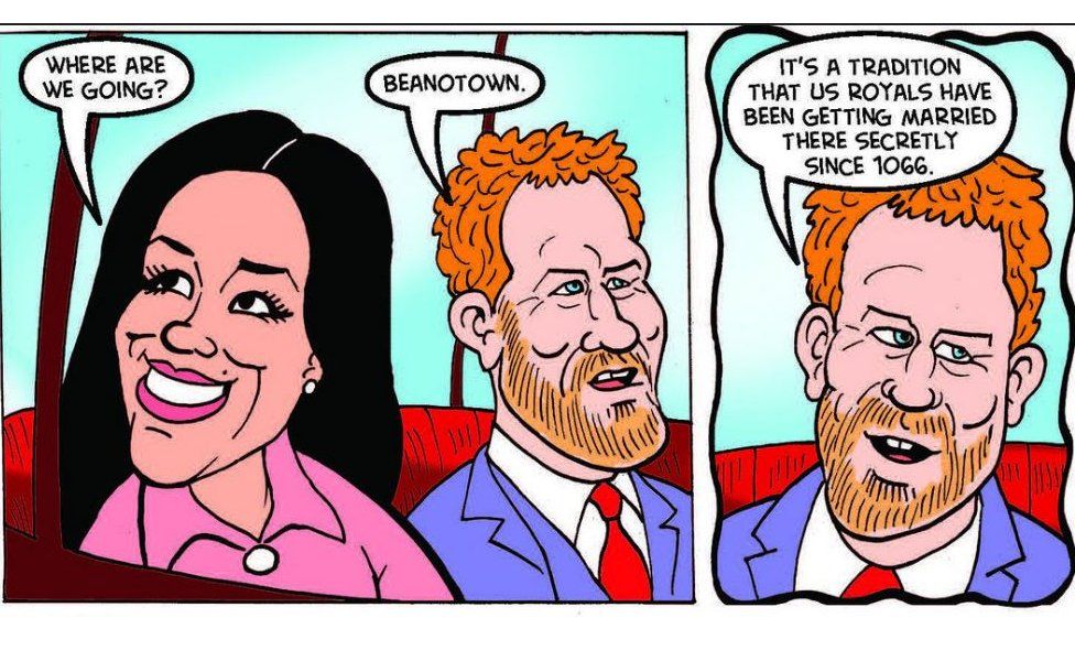 Beano with Meghan Markle and Prince Harry