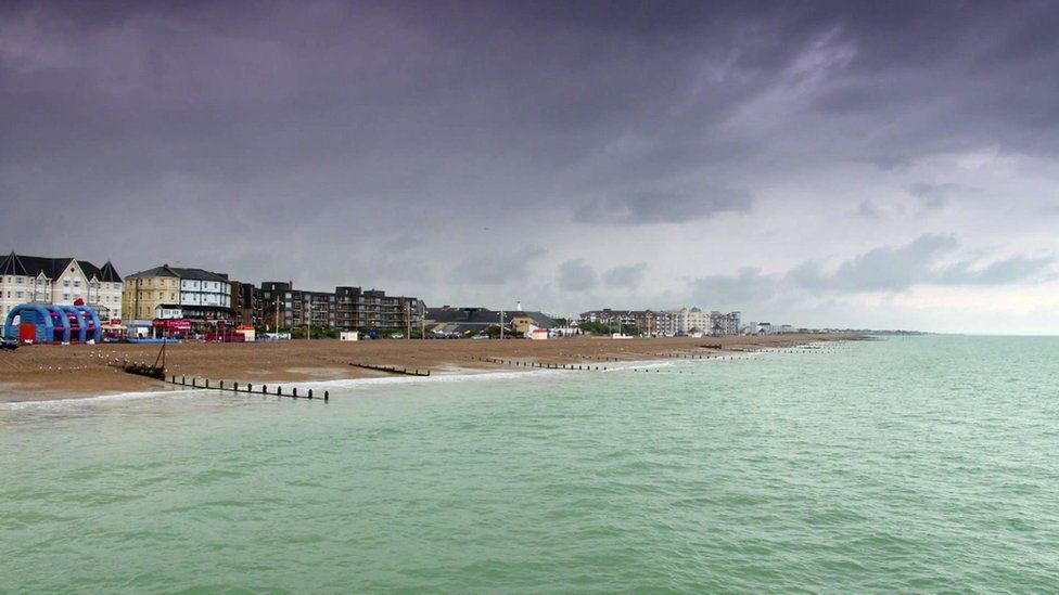 A seaside view in Bognor Regis