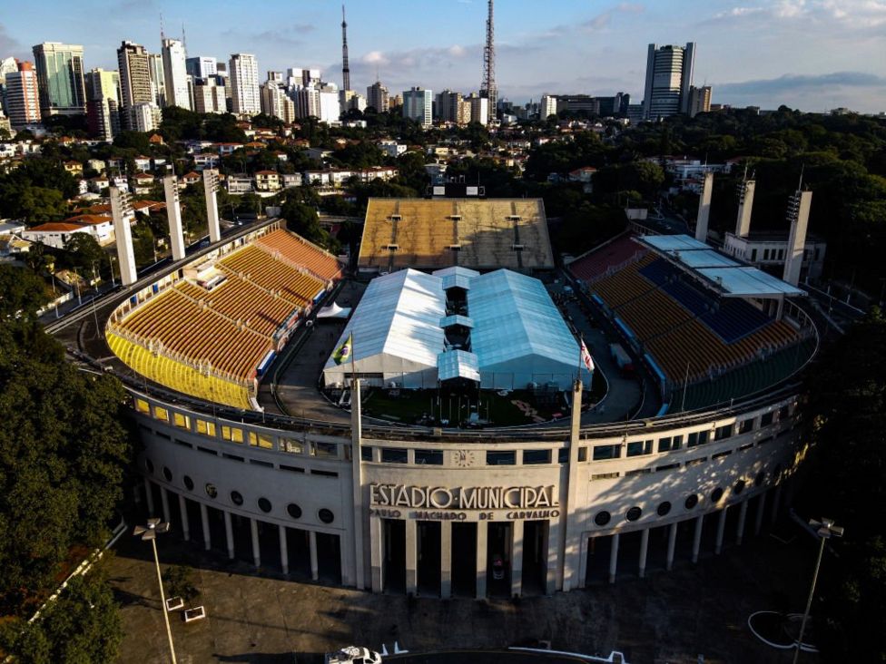 The Rolling Stones are among artists who have performed at Sao Paulo's Pacaembu Stadium