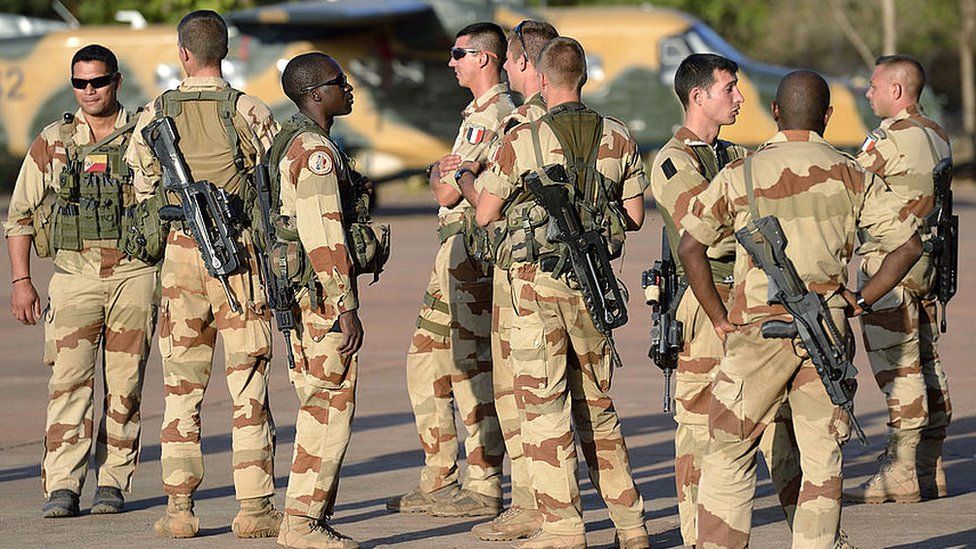 French forces in Bamako in 2013
