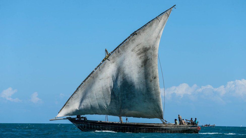 Traditional Zanzibari fishing boat