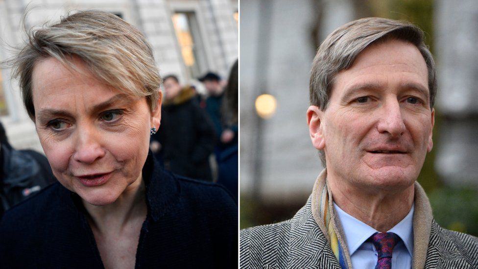 Yvette Cooper and Dominic Grieve