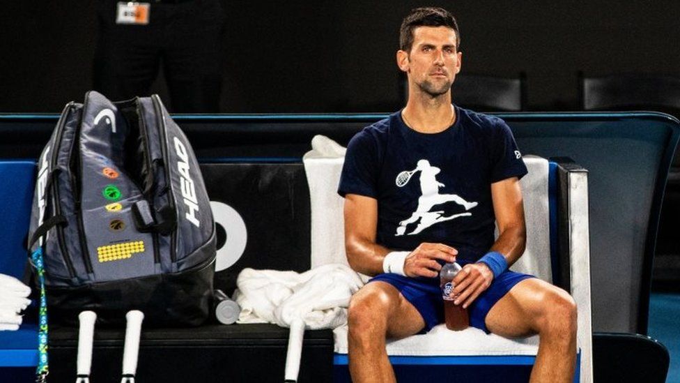 Novak Djokovic: Tennis star detained ahead of deportation appeal - BBC News