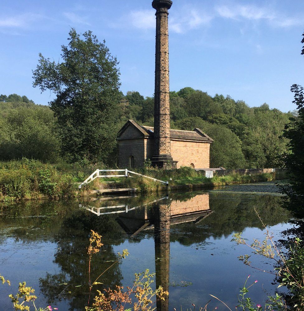 Leawood Pumphouse on the River Derwent, near Cromford in Derbyshire