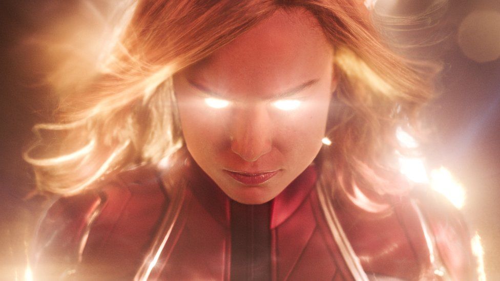 Captain Marvel powers up