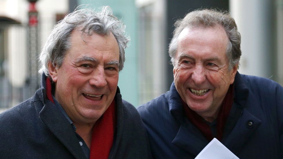Terry Jones and Eric Idle in 2012