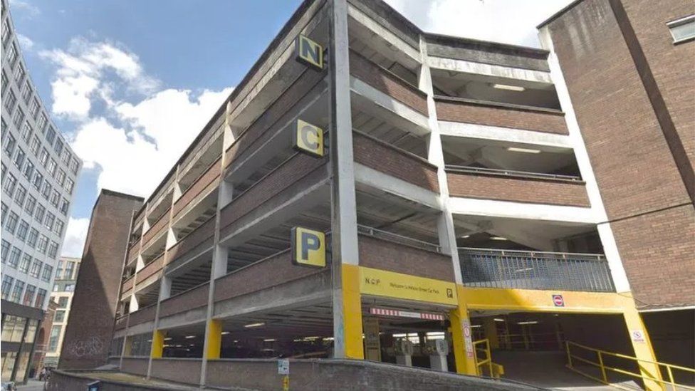 Nelson Street NCP multi-storey car park In Bristol city centre