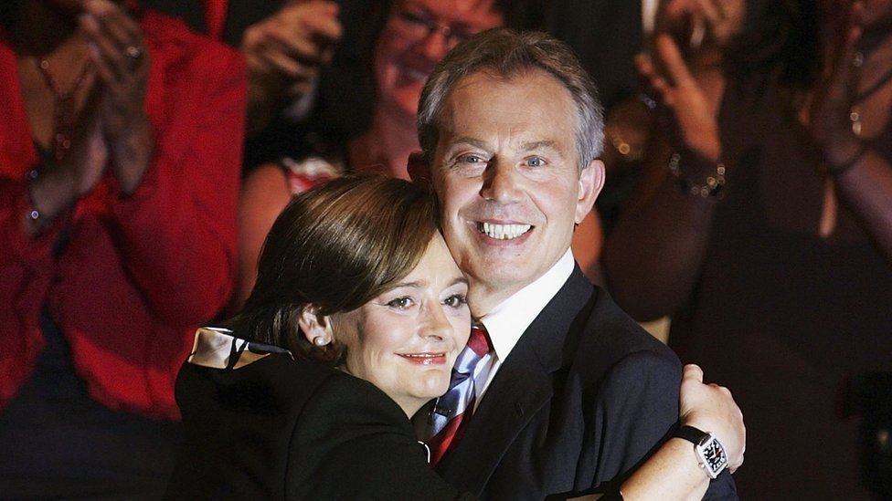 Cherie and Tony Blair 2006