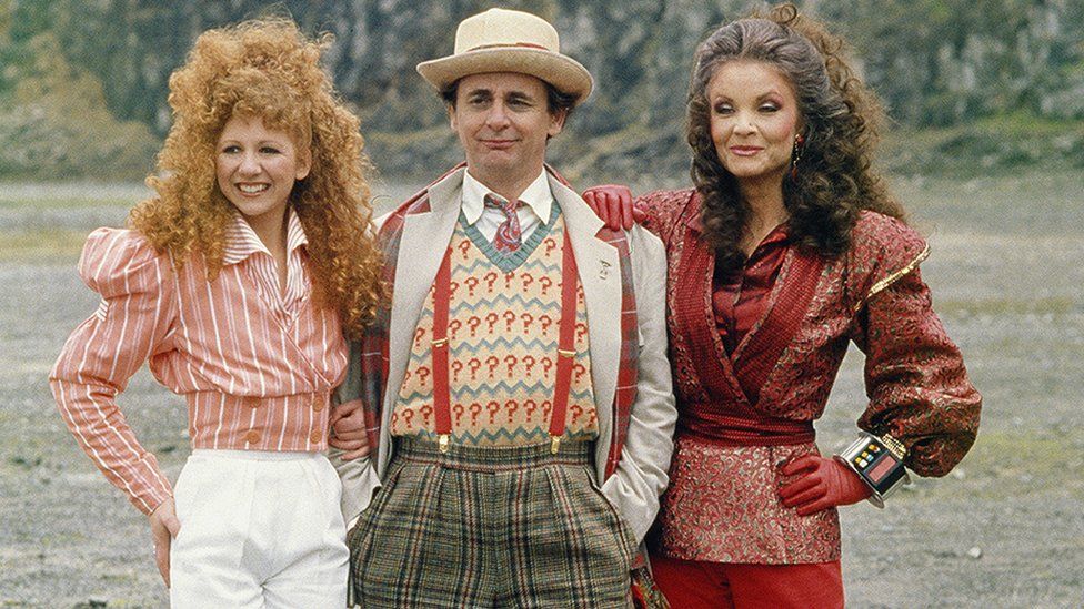Bonnie Langford, Sylvester McCoy and Kate O'Mara in Doctor Who