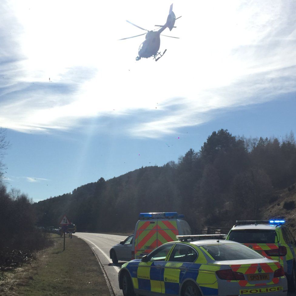 A9 north of Aviemore reopens after fourvehicle accident BBC News