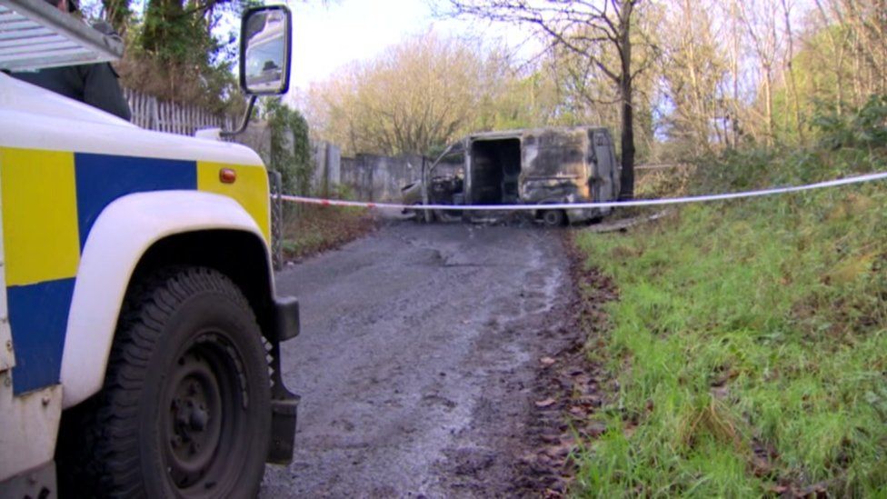 Carrickfergus Van driver injured in hijacking BBC News