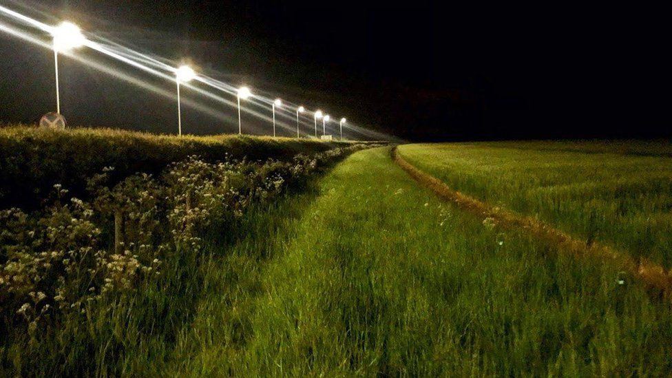 Street lights, Oxfordshire