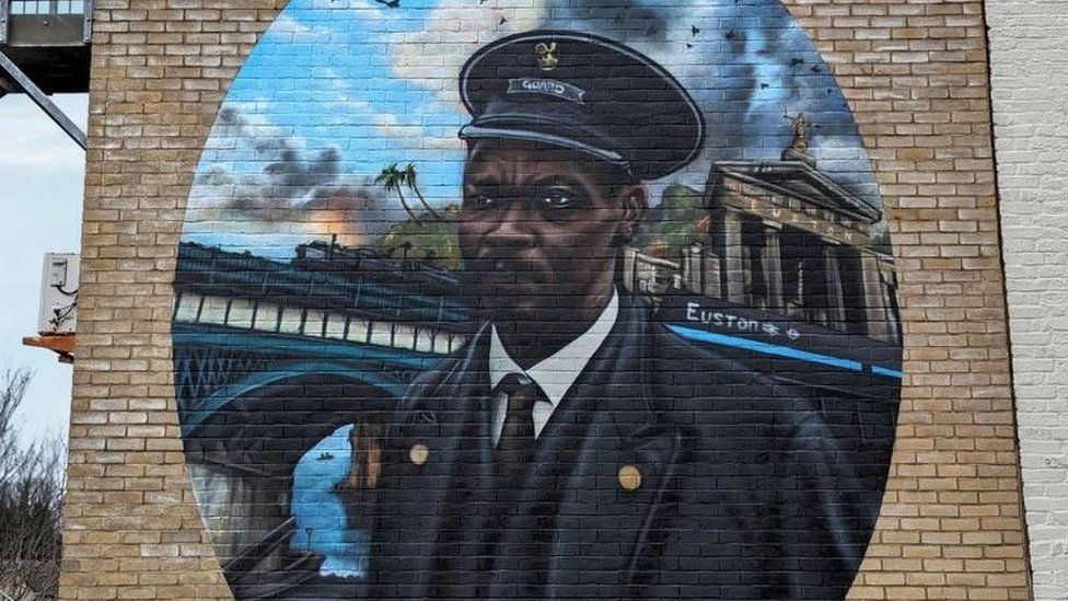 Mural of Asquith Xavier in Chatham