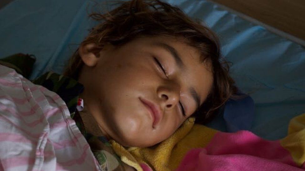 Rawda al Youssef, aged seven, Aleppo, September 2016