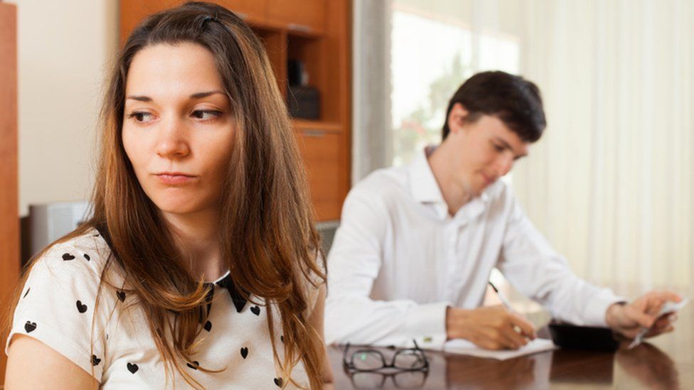 Couple worried about finances