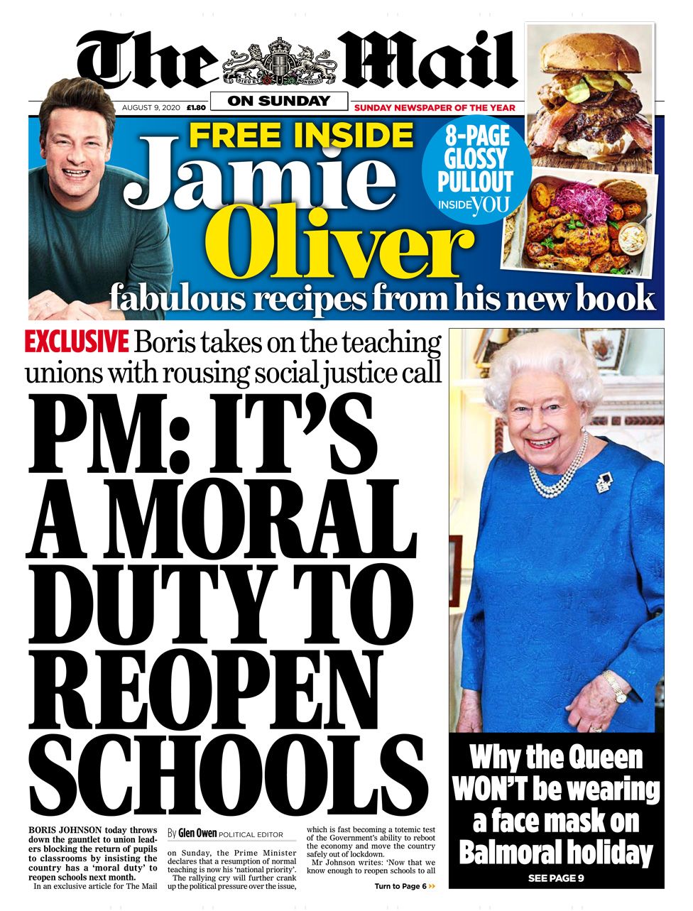 Newspaper headlines School reopening a 'national priority' BBC News