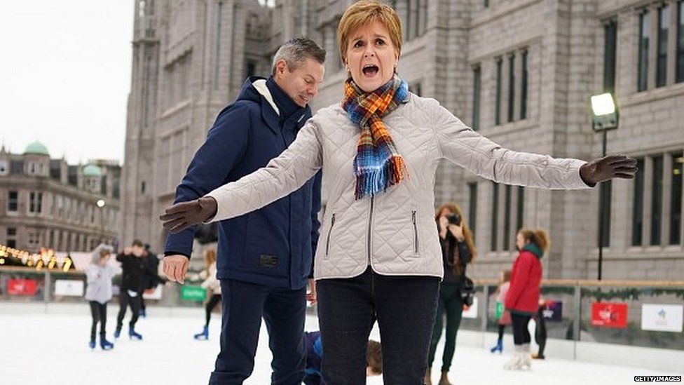 Nicola Sturgeon during the 2019 general election