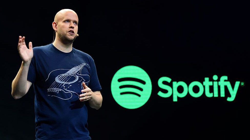 Daniel Ek, the CEO of Spotify