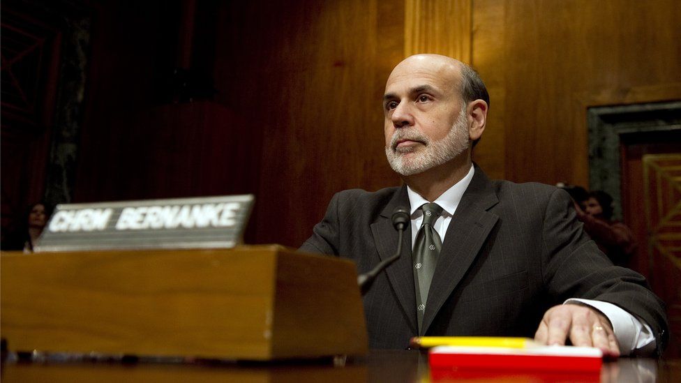 Federal Reserve Board Chairman Ben Bernanke testifies before the US Senate Budget Committee on 'The Outlook for U.S. Monetary and Fiscal Policy' on Capitol Hill in Washington, DC, February 7, 2012.